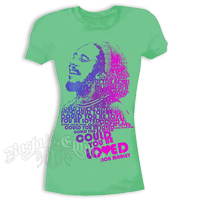 Bob Marley Could You Be Loved Green T-Shirt - Women's