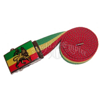 Rasta Conquering Lion of Judah Belt