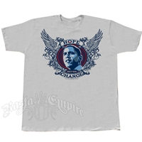 Barack Obama Change Silver T-Shirt - Men's