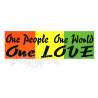1 People 1 World 1 Love Sticker