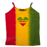 Rasta One Love Tank Top - Tri-Color