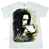 Bob Marley Herb White T-Shirt - Men's