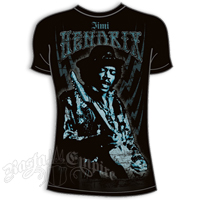 Jimi Hendrix Bolts Black T-Shirt - Men's