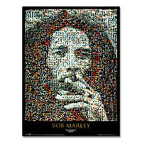 Bob Marley Mosaic Poster  24