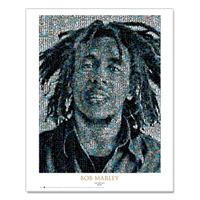 Bob Marley Mosaic II Poster 24