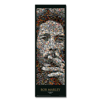 Bob Marley Mosaic Door Poster 20.7
