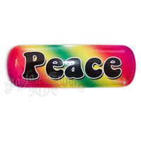 Peace Rasta Pencil Tin Case - Tie Dye