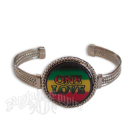 One Love Silver Bracelet