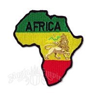 Rasta Africa with Lion Face Patch - Large