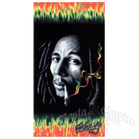 Bob Marley Rasta Smoke Cotton Beach Towel
