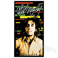 Bob Marley One Love Cotton Beach Towel