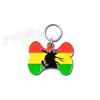 Rasta Pet ID Tag