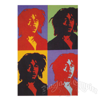 Bob Marley photo like Andy Warhol's Marilyn Monroe