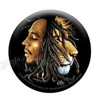 Bob Marley Profiles Pin