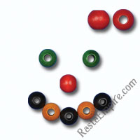 Knotty Boy Round Wooden Beads