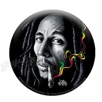 Bob Marley Rasta Smoke Pin