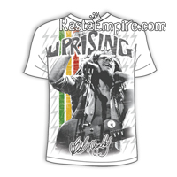 Bob Marley Uprising White T-Shirt - Men's