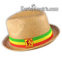 Bob Marley Rasta Straw Fedora