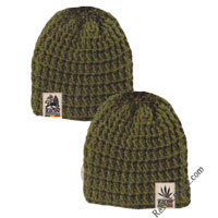 Zion Textured Olive Beanie