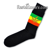 Rasta Leaf Socks