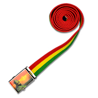 King Haile Selassie Canvas Belt