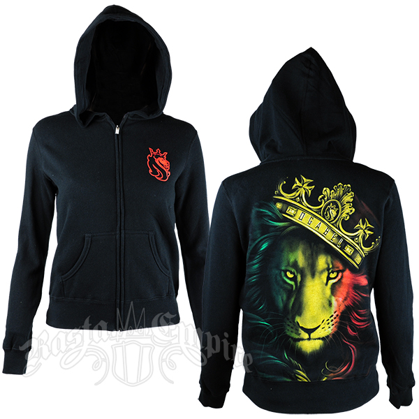 Rasta lion hoodie Clearance