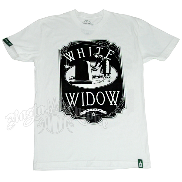 Cannabis Strain White Widow White T-Shirt - Men's