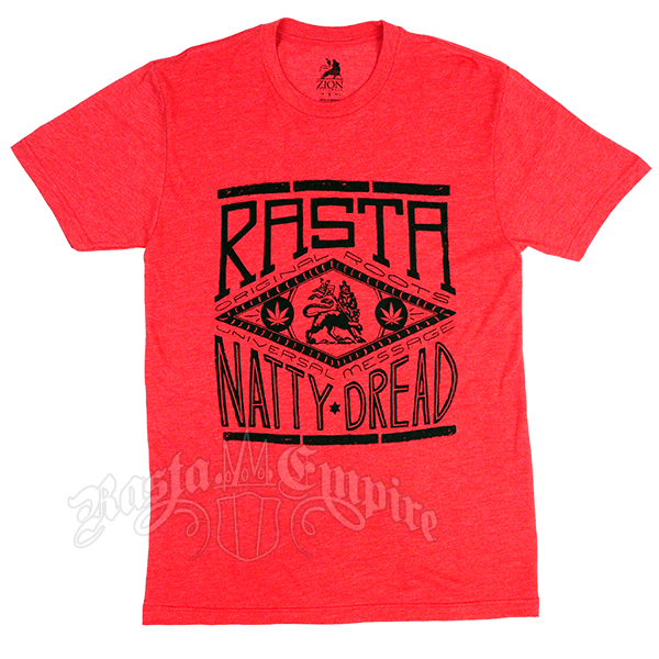 Men's Shirt – Red Dread Rasta Natty T sQhtrd