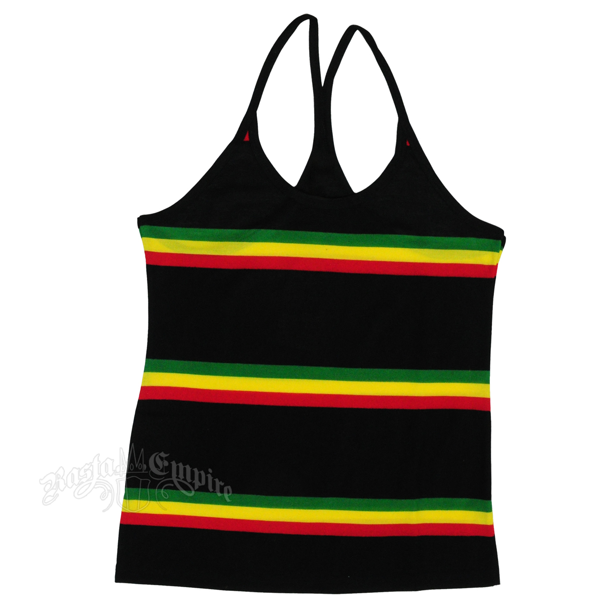 Rasta & Reggae Stripes Racerback Tank Top Women's