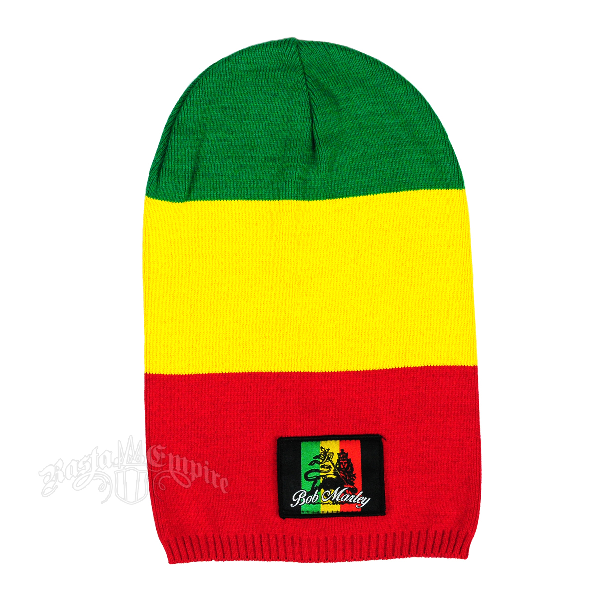 Bob Marley Rasta Block Stripe Long Beanie