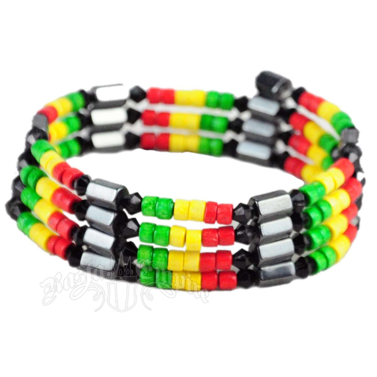 Rasta Hemae Magnetic Wrap Bracelet Rastaempire Rasta Hemae Magnetic Wrap Bracelet