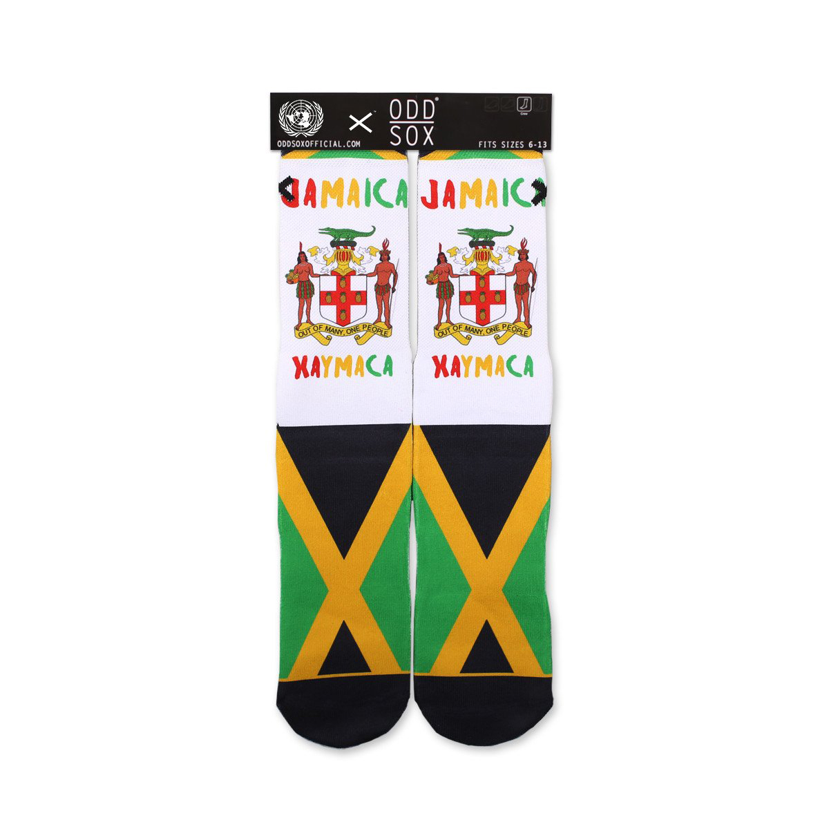 Jamaican Flag Socks