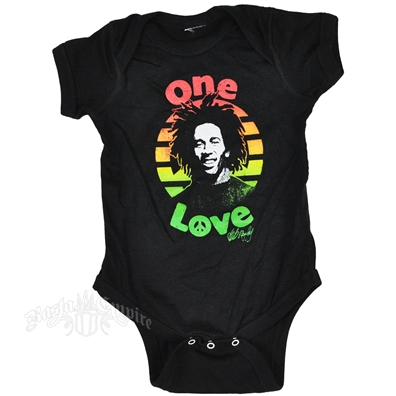 Bob Marley One Love Peace Creeper - Black