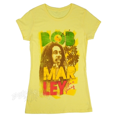 Bob Marley Sun Is Shining Banana T-Shirt - Women's