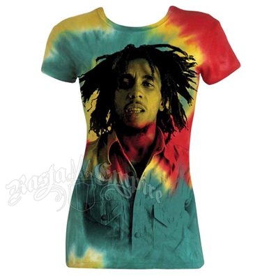 Bob Marley Sepia Tie Dye T-Shirt - Women's