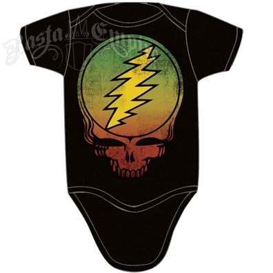 Grateful Dead Rasta Steal Your Face Creeper - Black