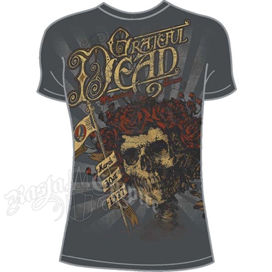 Grateful Dead Winterland Arena 1977 Charcoal T-Shirt - Men's