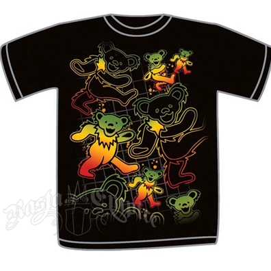Grateful Dead Jamaica Bears Black T-Shirt  - Infant's