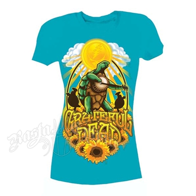 Grateful Dead Terrapin Turquoise T-Shirt - Women's