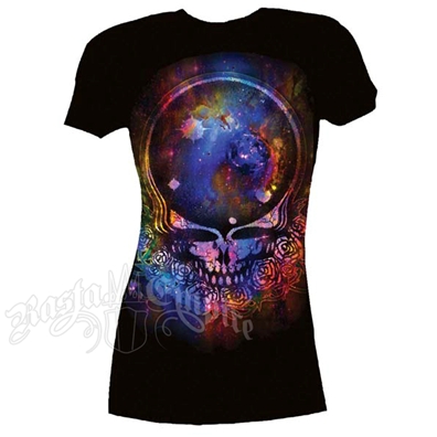 Grateful Dead Space Your Face Black T-Shirt - Women's