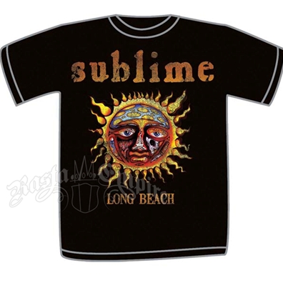 Sublime Sun Long Beach Black T-Shirt – Men’s
