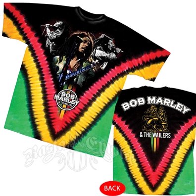 Bob Marley Perform Tie Dye T-Shirt – Men’s