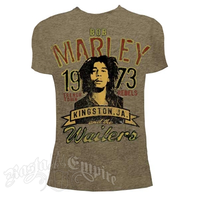 Bob Marley Trenchtown Rebels Sage T-Shirt - Men's