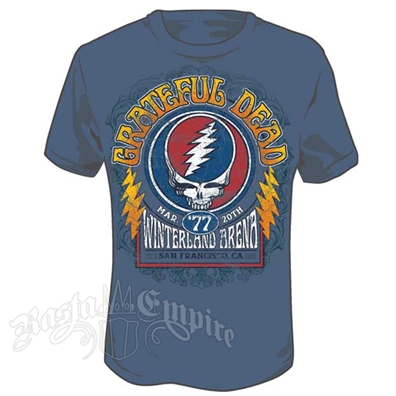 Grateful Dead Winterland Arena 1977 Slate T-Shirt - Men's