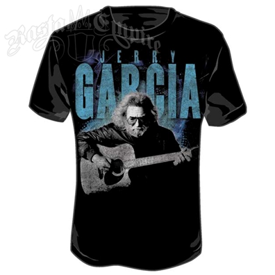 Jerry Garcia Acoustic Black T-Shirt - Men's