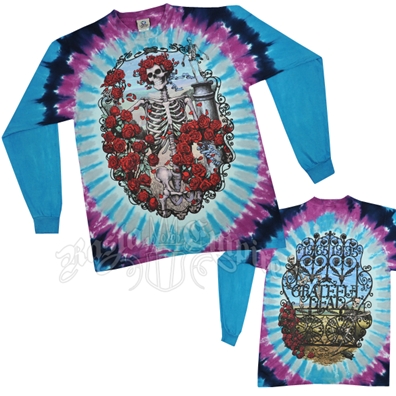 Grateful Dead 30th Anniversary Tie Dye Long Sleeve T-Shirt - Men's