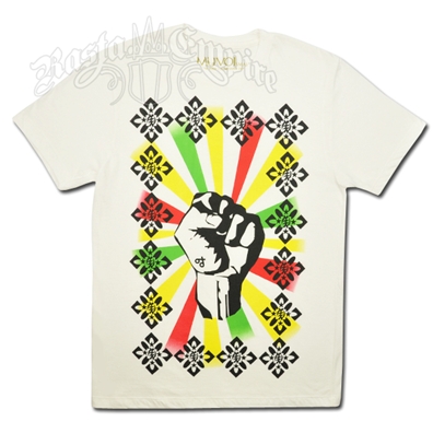 Rasta One Nation Republik White T-Shirt – Men’s