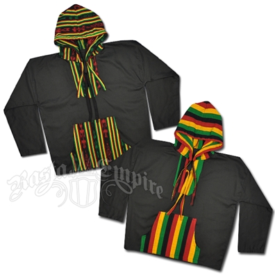 Rasta and Reggae Hooded Poncho
