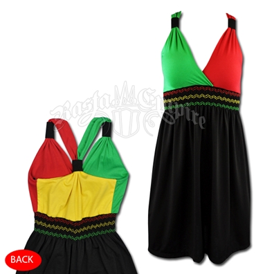 Rasta and Reggae Bungee Short Dress