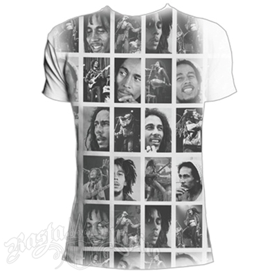 Bob Marley Boxes White T-Shirt - Men's